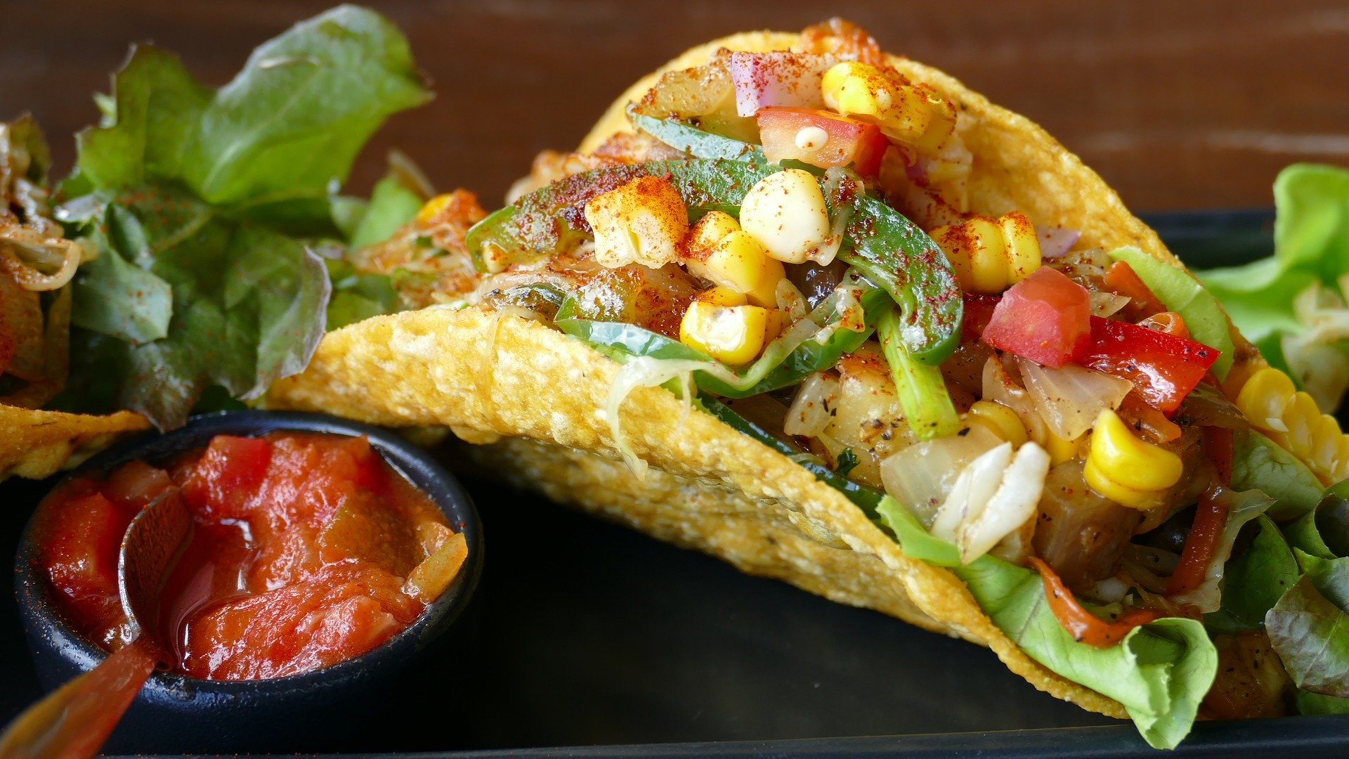 Enjoy tacos at Finns Island Style Grub Florida