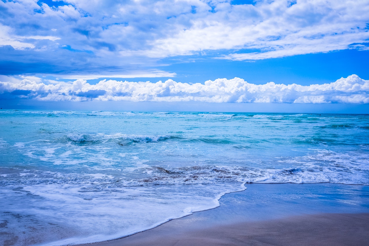 Beach with waves