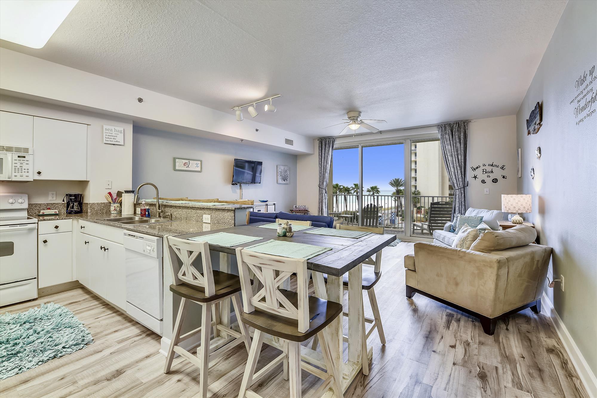 Kitchen and Living Area